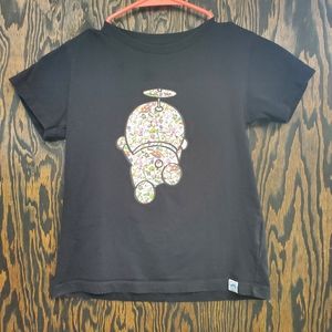 UNIQLO Kids Short Sleeve Black Tee Size  5-6